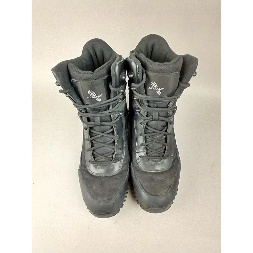 Altama Vengeance SR 8 Side Zip Tactical Boots Black Mens 9.5 305301 Duty Shoes